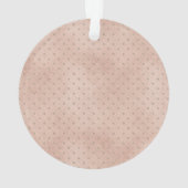 Vintage First Christmas Baby Keepsake Ornament (Rückseite)