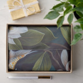 Vintage Fisch-Blütendekoupage Seidenpapier (Geschenk)