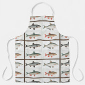 Vintage Fisch Schürze (Vorderseite)