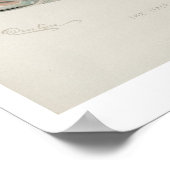 Vintage Fische - Bachforelle Poster (Ecke)