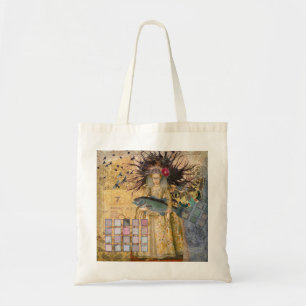 Vintage Fische Frau Gothic Klassiker Tragetasche