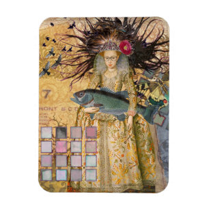 Vintage-Fische-Frau-Gotik-Klassiker Magnet