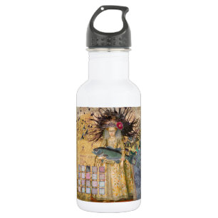 Vintage-Fische-Frau-Gotik-Klassiker Trinkflasche