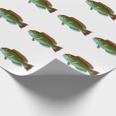 Vintage Fische Geschenkpapier (Ecke)