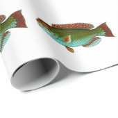 Vintage Fische Geschenkpapier (Rolleneckpunkt)