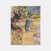 Vintage Fische Gotische Klassik Fleecedecke (Vorderseite)