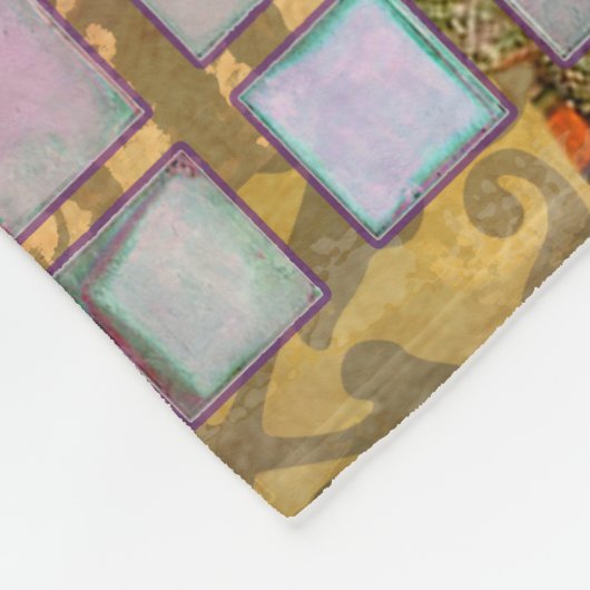 Vintage Fische Gotische Klassik Fleecedecke (Ecke)