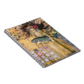 Vintage Fische Gotische Klassik Notizblock (Rechte Seite)