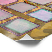 Vintage Fische Gotische Klassik Poster (Ecke)