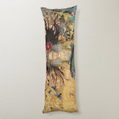 Vintage Fische Gotische Klassik Seitenschläferkissen (Rückseite (Vertikal))