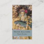 Vintage Fische Gotische Klassik Visitenkarte (Vorderseite)