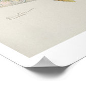 Vintage Fische - schwache Fische Poster (Ecke)