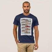 Vintage Fische T-Shirt (Vorne ganz)