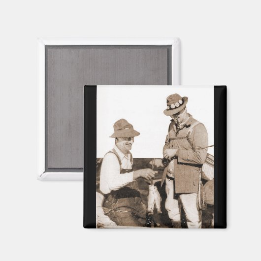 Vintage Fischer Magnet (Vorderseite/Rückseite)