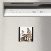 Vintage Fischer Magnet (In Situ (Geschirrspüler))