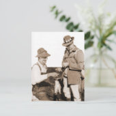 Vintage Fischer Postkarte (Stehend Vorderseite)