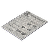 Vintage Fischerei Notizblock (Linke Seite)