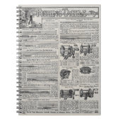 Vintage Fischerei Notizblock (Vorderseite)
