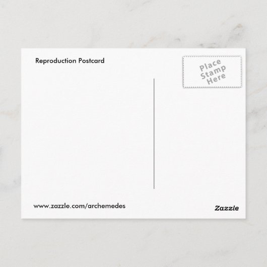 Vintage Fischerei Postkarte (Rückseite)