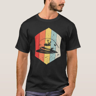 Vintage Fischerei Retro Fisherman Silhouette Niedl T-Shirt