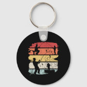 Vintage Fischerei Schlüsselanhänger (Vorderseite)