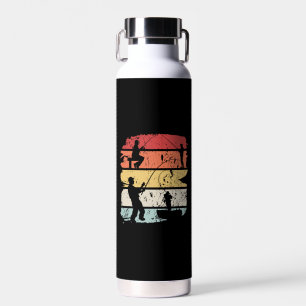 Vintage Fischerei Trinkflasche