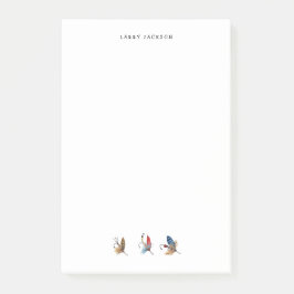 Vintage Fischfangfische Post-it Klebezettel