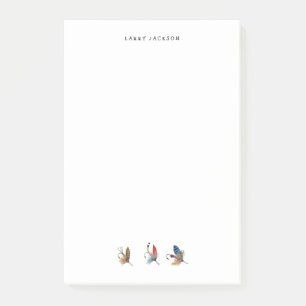 Vintage Fischfangfische Post-it Klebezettel