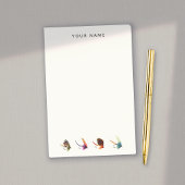 Vintage Fischfangfische Post-it Klebezettel