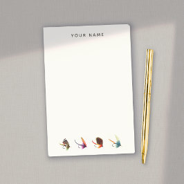 Vintage Fischfangfische Post-it Klebezettel