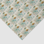 Vintage Fischkollage Seidenpapier (Ausschnitt)