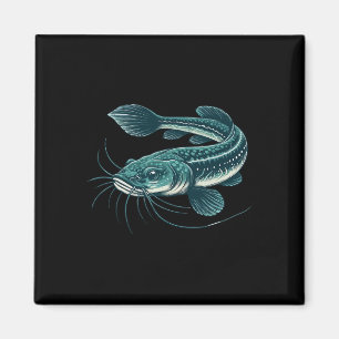 Vintage-Fischkunstwerk Wandelwels  Magnet