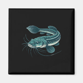 Vintage-Fischkunstwerk Wandelwels Magnet