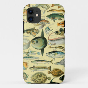 Vintage Fish Scientific Fishing Art Case-Mate iPhone Hülle