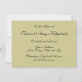 Vintage Fish Scientific Fishing Art Einladung (Rückseite)