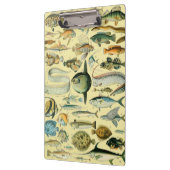 Vintage Fish Scientific Fishing Art Klemmbrett (Links)