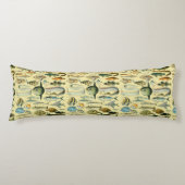 Vintage Fish Scientific Fishing Art Seitenschläferkissen (Vorderseite)