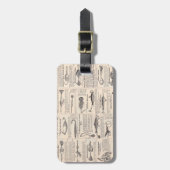 Vintage Fishing Lures: Antique 1900s Fisherman Gepäckanhänger (Vorderseite vertikal)