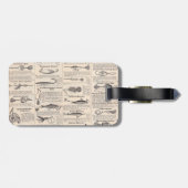 Vintage Fishing Lures: Antique 1900s Fisherman Gepäckanhänger (Rückseite horizontal)