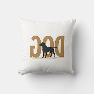 Vintage Fitness Lifestyle Husky Workout Hund Carto Kissen