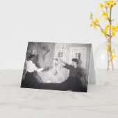 Vintage Fixierungsnotienkkarte Karte (Gelbe Blume)