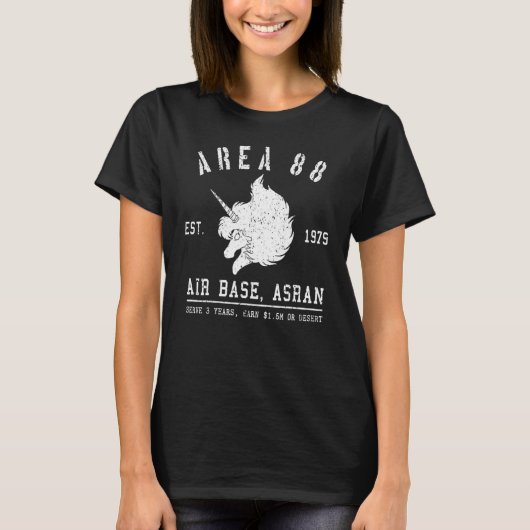 Vintage Fläche 88 Luftbasis T-Shirt (Vorderseite)