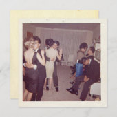 Vintage Flachnotierkarte "Langsames Tanzen" (Vorne/Hinten)