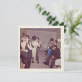 Vintage Flachnotierkarte "Langsames Tanzen" (Stehend Vorderseite)