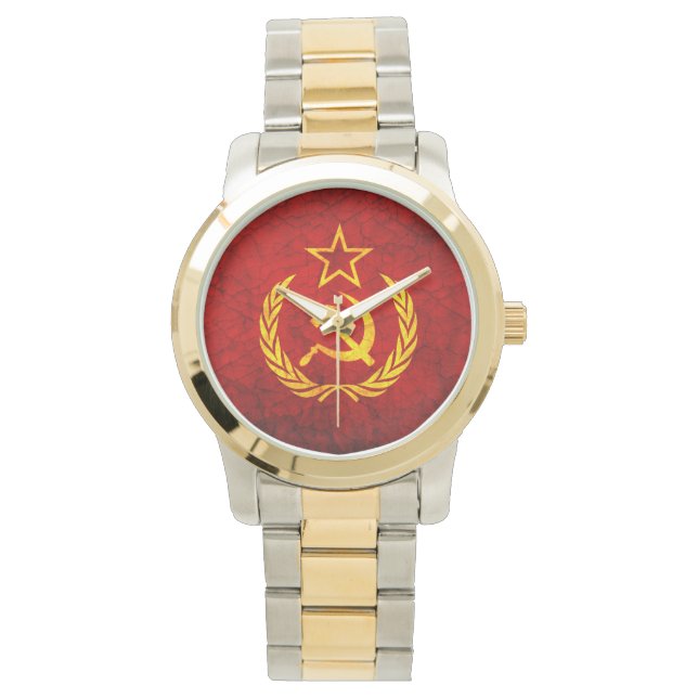 Vintage Flag Armbanduhr (Vorderseite)