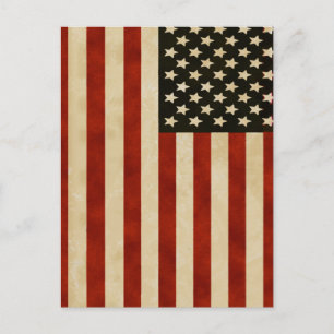 Vintage Flag GIFTS Postkarte
