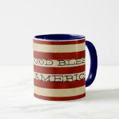Vintage Flag GIFTS Tasse (VorderseiteRechts)
