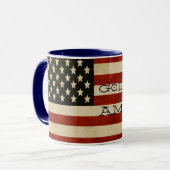 Vintage Flag GIFTS Tasse (Vorderseite Links)