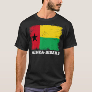 Vintage Flag-Guinea Bissau Land Retroflagge Biss T-Shirt