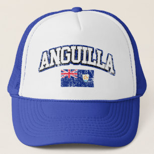 Vintage Flagge Anguilla Truckerkappe